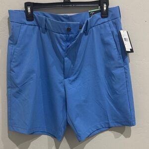 Callaway Men's Blue Flat Front Golf Shorts